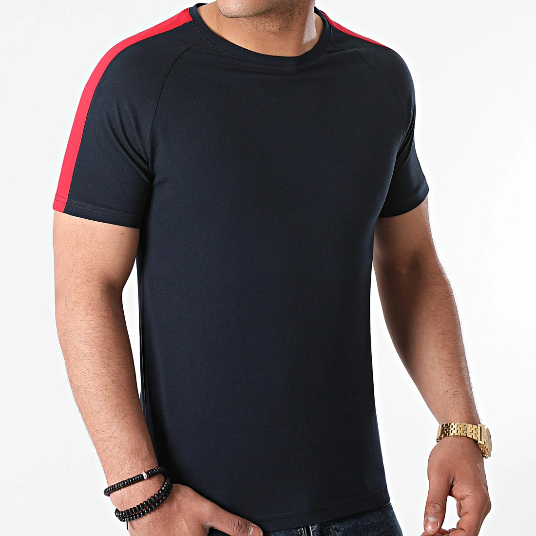 Tout neuf 😉 Tee Shirt Raglan Bande Rouge 1760 Bleu Marine de LBO 😍 3 Tout neuf 😉 Tee Shirt Raglan Bande Rouge 1760 Bleu Marine de LBO 😍