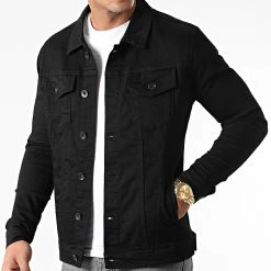 Budget ⌛ Veste Jean 1532 Denim Noir de LBO ❤️ -France LBO Soldes Boutique lbo 264698 FAB SHALBO 1532 20210727T153757 03
