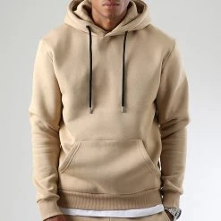 Le moins cher 🎁 Lot de 2 Sweats Capuche 1768 Beige Noir de LBO 💯 -France LBO Soldes Boutique lbo 265083 SHALBO 1768 20221005T085005 03