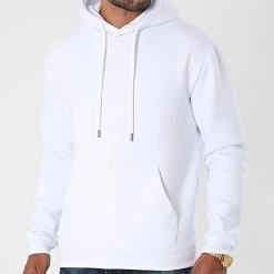 Budget 😍 Lot de 2 Sweats Capuche 1769 Rose Pale Blanc de LBO 👍 -France LBO Soldes Boutique lbo 265090 FAB SHALBO 1769 20210625T151732 02