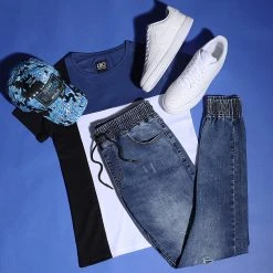 Grosses soldes 🥰 Tee 🎉 Shirt Bande Tricolore 1774 Blanc Noir Bleu Roi de LBO ⭐ -France LBO Soldes Boutique lbo 265709 FAB SHALBO 1774 20210706T073638 03