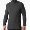 Top 10 😉 Pull Col Roulé Texturé 0061 Gris Anthracite de LBO 😍 -France LBO Soldes Boutique lbo 266121 FAB LBO 1070546 0061 20210728T080458 01