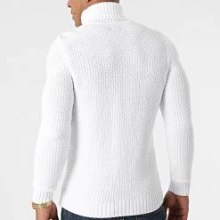 Acheter 😉 Pull Col Roulé Torsades 0062 Blanc de LBO ✨ -France LBO Soldes Boutique lbo 266122 FAB LBO 1070546 0062 20210728T123331 03