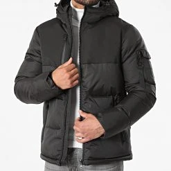 Tout neuf ✨ Doudoune Capuche Tech Puffer 0017 Noir de LBO 💯