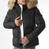 Nouveau 🧨 Doudoune Capuche Tech Puffer Avec Fourrure Beige 0018 Noir de LBO 😉 -France LBO Soldes Boutique lbo 269119 FAB LBO 1070510 0018 20211112T135455 01