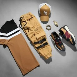 Nouveau 🎁 Tee Shirt Tricolore 1718 Noir Blanc Camel de LBO 😍 -France LBO Soldes Boutique lbo 269416 FAB SHALBO 1718 20210719T080844 03