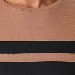 Sortie ✔️ Tee 😀 Shirt Tricolore 1719 Camel Noir Blanc de LBO ✔️ -France LBO Soldes Boutique lbo 269417 FAB SHALBO 1719 20210817T151400 02