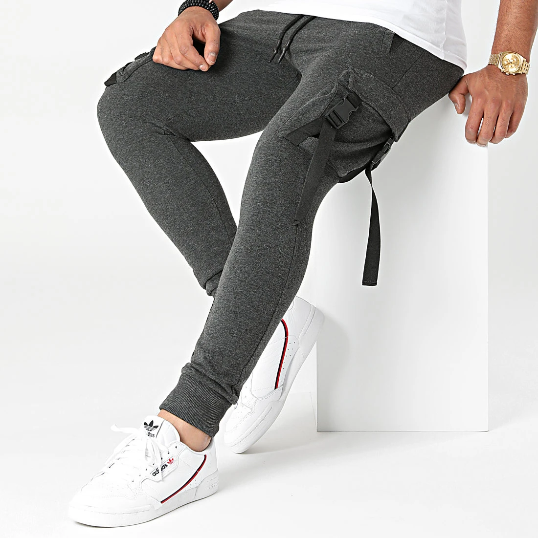 Vente flash ✨ Pantalon Jogging Cargo 1772 Gris Anthracite Chiné de LBO ⭐ 5 Vente flash ✨ Pantalon Jogging Cargo 1772 Gris Anthracite Chiné de LBO ⭐ – Image 3