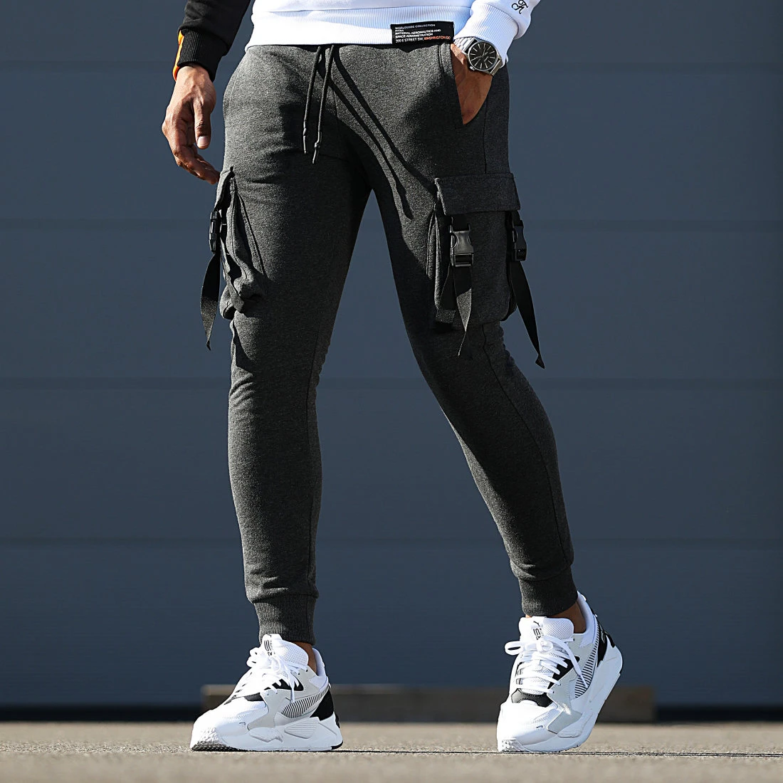 Vente flash ✨ Pantalon Jogging Cargo 1772 Gris Anthracite Chiné de LBO ⭐ 8 Vente flash ✨ Pantalon Jogging Cargo 1772 Gris Anthracite Chiné de LBO ⭐ – Image 6