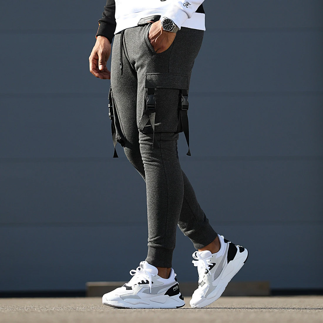 Vente flash ✨ Pantalon Jogging Cargo 1772 Gris Anthracite Chiné de LBO ⭐ 9 Vente flash ✨ Pantalon Jogging Cargo 1772 Gris Anthracite Chiné de LBO ⭐ – Image 7