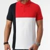 De gros ⌛ Polo Manches Courtes Tricolore 1781 Bleu Marine Blanc Rouge de LBO ✔️ -France LBO Soldes Boutique lbo 271567 FAB SHALBO 1781 20211001T153448 01
