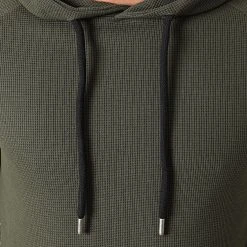 Le moins cher 🎉 Sweat Capuche 1786 Vert Kaki de LBO ✔️ -France LBO Soldes Boutique lbo 271571 FAB SHALBO 1786 20210910T140612 02