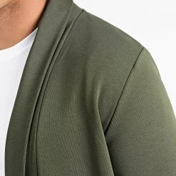 Le moins cher ❤️ Gilet Oversize 1764 Vert Kaki de LBO ❤️ -France LBO Soldes Boutique lbo 275358 FAB SHALBO 1764 20210903T141743 02