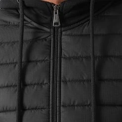 Coupon 😀 Veste Zippée Capuche Bimatière 1378 Noir de LBO ✔️ -France LBO Soldes Boutique lbo 275386 FAB SHALBO 1378 20211015T121111 02