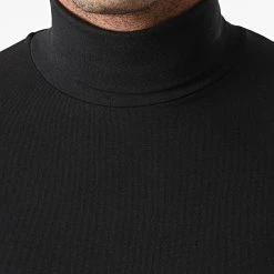 Vente flash 👍 Lot De 3 Tee 🎁 Shirts Col Roulé Manches Longues Unis 1991 Noir Bleu Marine Blanc de LBO ✨ -France LBO Soldes Boutique lbo 275388 FAB SHALBO 1991 20210903T143042 04