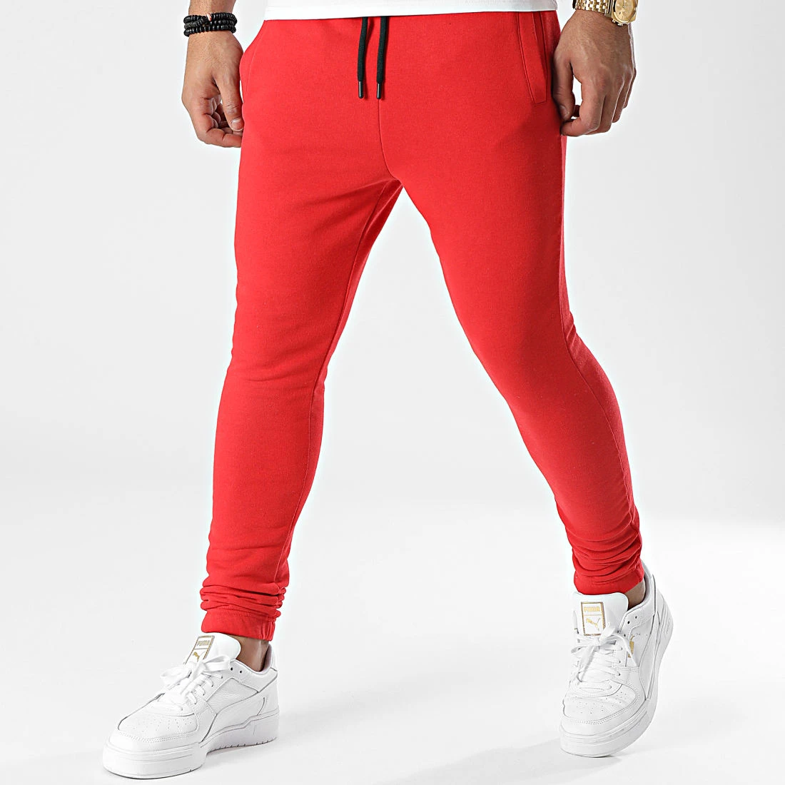 Vente flash 😀 Pantalon Jogging Uni 95 Rouge de LBO ⭐ 3 Vente flash 😀 Pantalon Jogging Uni 95 Rouge de LBO ⭐