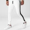 Top 10 👍 Jogger Pant Super Skinny A Bandes 1914 Blanc de LBO ✔️ -France LBO Soldes Boutique lbo 276537 FAB SHALBO 1914 20210903T094403 01