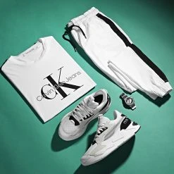 Top 10 👍 Jogger Pant Super Skinny A Bandes 1914 Blanc de LBO ✔️ -France LBO Soldes Boutique lbo 276537 FAB SHALBO 1914 20211222T081543 05