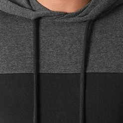 Grosses soldes 🥰 Sweat Capuche Tricolore 1955 Noir Gris Anthracite Blanc de LBO ❤️ -France LBO Soldes Boutique lbo 277033 FAB SHALBO 1955 20210903T140219 02