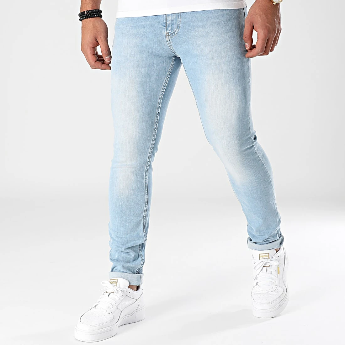 Bon marché ❤️ Jean Slim Fit 1868 Denim Bleu Clair de LBO 🧨 3 Bon marché ❤️ Jean Slim Fit 1868 Denim Bleu Clair de LBO 🧨