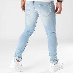 Bon marché ❤️ Jean Slim Fit 1868 Denim Bleu Clair de LBO 🧨 9 Bon marché ❤️ Jean Slim Fit 1868 Denim Bleu Clair de LBO 🧨 -France LBO Soldes Boutique lbo 277037 FAB SHALBO 1868 20210910T153347 04
