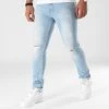 Meilleure vente 👍 Jean Slim Fit Avec Déchirures 1869 Bleu Wash de LBO 🎉