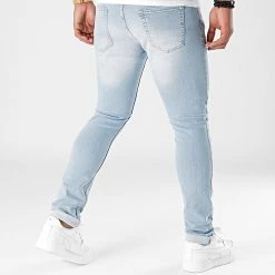 Meilleure vente 👍 Jean Slim Fit Avec Déchirures 1869 Bleu Wash de LBO 🎉 11 Meilleure vente 👍 Jean Slim Fit Avec Déchirures 1869 Bleu Wash de LBO 🎉 -France LBO Soldes Boutique lbo 277038 FAB SHALBO 1869 20210910T153406 04