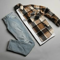 Meilleure vente 👍 Jean Slim Fit Avec Déchirures 1869 Bleu Wash de LBO 🎉 12 Meilleure vente 👍 Jean Slim Fit Avec Déchirures 1869 Bleu Wash de LBO 🎉 -France LBO Soldes Boutique lbo 277038 FAB SHALBO 1869 20210920T091605 05