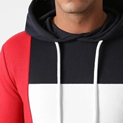 Meilleur prix ✔️ Sweat Capuche Tricolore 1797 Blanc Bleu Marine Rouge de LBO ⭐ -France LBO Soldes Boutique lbo 280198 FAB SHALBO 1797 20211029T143040 02