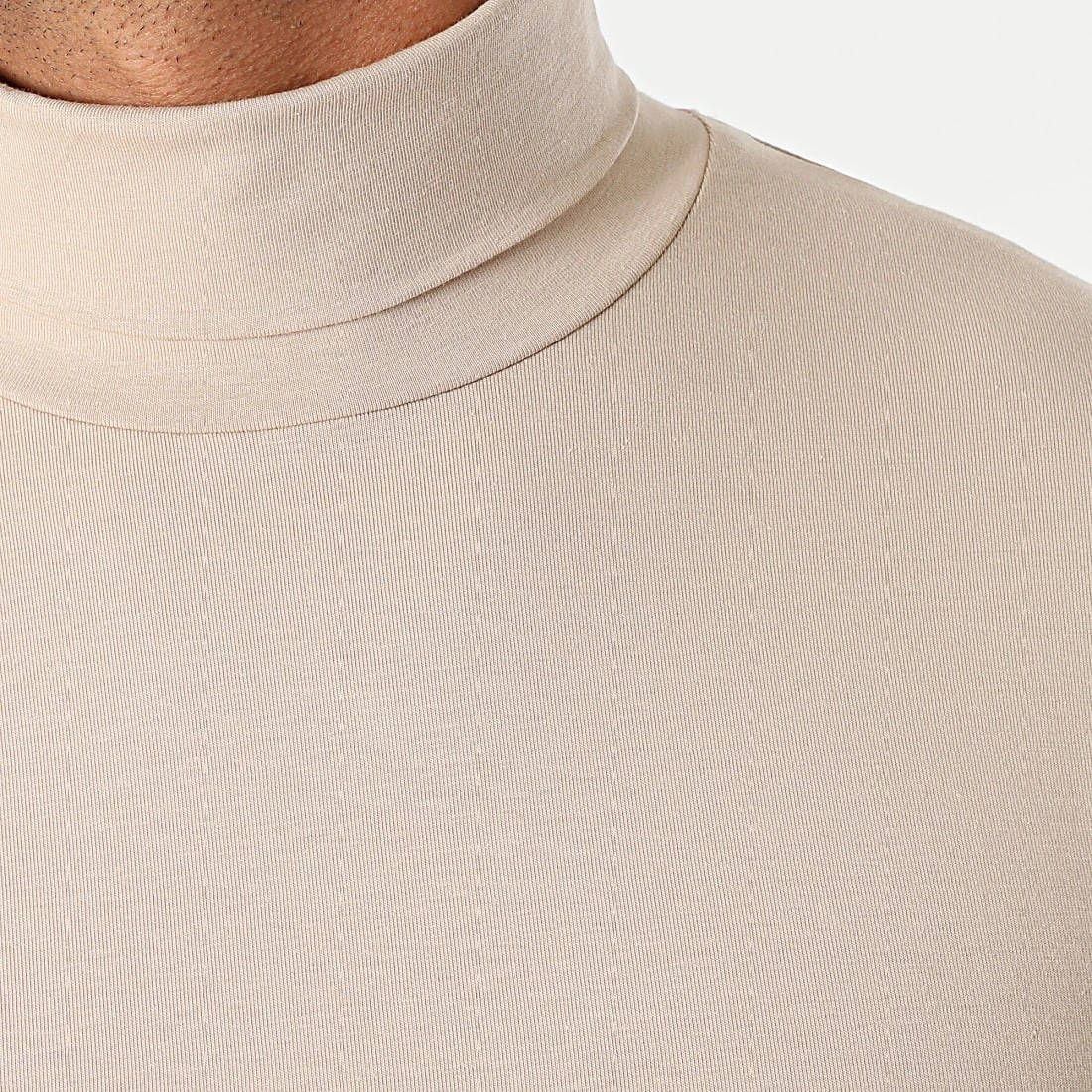 Grosses soldes 🔥 Lot De 2 Tee Shirt Col Roulé Manches Longues Uni 2000 Noir Et Beige de LBO 👍 7 Grosses soldes 🔥 Lot De 2 Tee Shirt Col Roulé Manches Longues Uni 2000 Noir Et Beige de LBO 👍 – Image 5