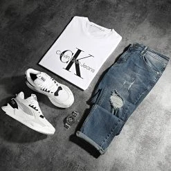 Coupon ❤️ Jean Slim Fit Avec Déchirures 1985 Bleu Denim de LBO ✨ -France LBO Soldes Boutique lbo 280244 FAB SHALBO 1985 20211222T081630 05