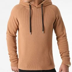 Nouveau 🔥 Sweat Capuche Waffle 1921 Camel de LBO ✔️