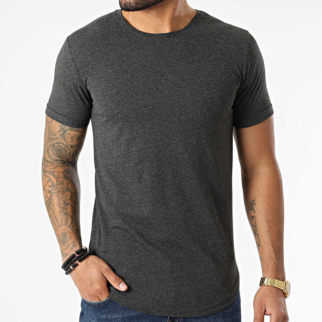 Acheter ✔️ Lot de 2 Tee 😉 Shirts Oversize 2082 Noir Et Anthracite de LBO 🎉 6 Acheter ✔️ Lot de 2 Tee 😉 Shirts Oversize 2082 Noir Et Anthracite de LBO 🎉 – Image 4