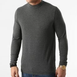 Remise 🤩 Lot De 2 Tee Shirts Col Cheminée Manches Longues Unis 2084 Noir Anthracite de LBO 😉 10 Remise 🤩 Lot De 2 Tee Shirts Col Cheminée Manches Longues Unis 2084 Noir Anthracite de LBO 😉 -France LBO Soldes Boutique lbo 284919 FAB SHALBO 2084 20211117T083348 04