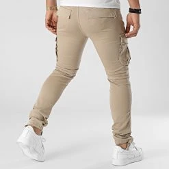 Offres ✨ Pantalon Cargo 1749 Beige de LBO 👍 -France LBO Soldes Boutique lbo 284933 FAB SHALBO 1749 20220131T074221 04
