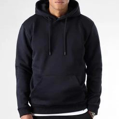 Budget 🌟 Sweat Capuche 2062 Bleu Marine de LBO ✔️