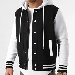 Les meilleures critiques de ❤️ Veste Teddy A Capuche 1856 Noir Blanc de LBO ✔️ -France LBO Soldes Boutique lbo 286330 FAB SHALBO 1856 20211117T081328 03
