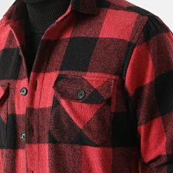 Acheter 🤩 Surchemise A Carreaux 0109 Noir Rouge de LBO 😉 -France LBO Soldes Boutique lbo 287187 FAB LBO 1070546 0109 20211216T154543 02