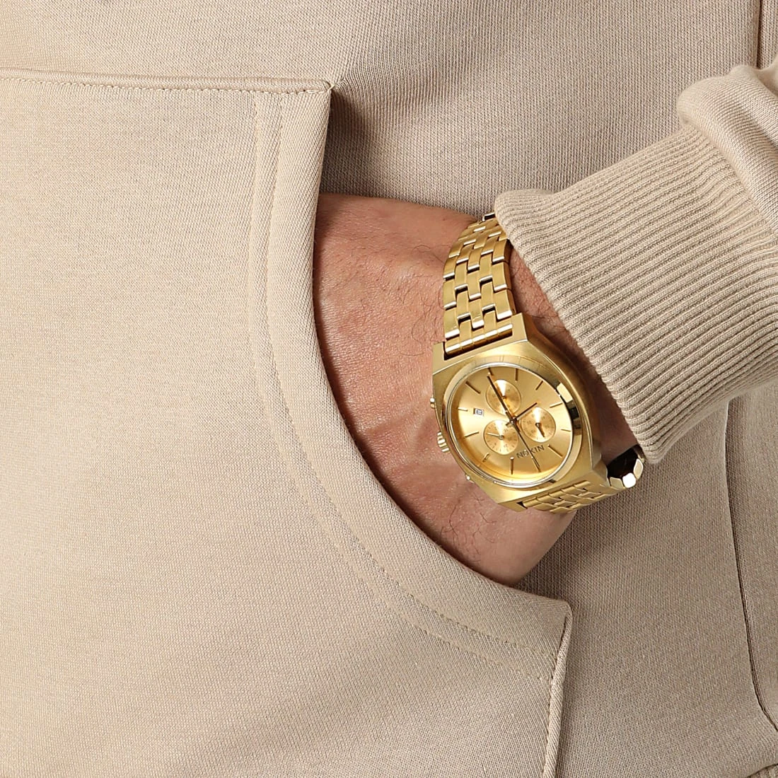 Meilleure vente ✔️ Sweat Capuche 2105 Beige de LBO 🔔 4 Meilleure vente ✔️ Sweat Capuche 2105 Beige de LBO 🔔 – Image 2