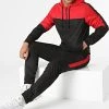 Offres 💯 Ensemble De Survêtement Bicolore Avec Bandes 0057 Noir Rouge de LBO ✔️ -France LBO Soldes Boutique lbo 289194 FAB LBO 10701336 0057 20211117T152316 01