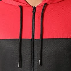 Offres 💯 Ensemble De Survêtement Bicolore Avec Bandes 0057 Noir Rouge de LBO ✔️ -France LBO Soldes Boutique lbo 289194 FAB LBO 10701336 0057 20211117T152318 03