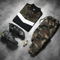 Bon marché 😉 Jogger Pant Super Skinny Camouflage 1842 Vert Kaki de LBO 🧨 -France LBO Soldes Boutique lbo 289487 FAB SHALBO 1842 20211208T151036 05