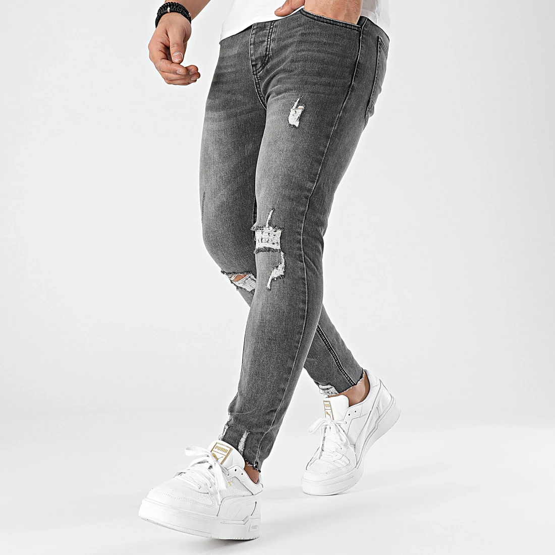 Grosses soldes 👍 Jean Skinny LB054D8AH2 Gris de LBO ⌛ 5 Grosses soldes 👍 Jean Skinny LB054D8AH2 Gris de LBO ⌛ – Image 3