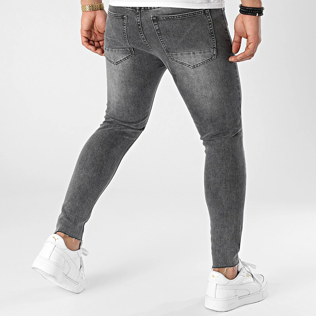 Grosses soldes 👍 Jean Skinny LB054D8AH2 Gris de LBO ⌛ 6 Grosses soldes 👍 Jean Skinny LB054D8AH2 Gris de LBO ⌛ – Image 4