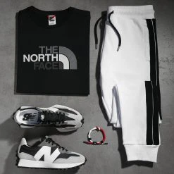 Grosses soldes 🎁 Pantalon Jogging A Bandes 2047 Blanc de LBO ❤️ -France LBO Soldes Boutique lbo 290742 FAB SHALBO 2047 20220118T083433 05