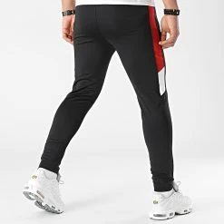 Acheter 🧨 Pantalon Jogging Training Bande Bicolore 0039 Noir Rouge de LBO 🔥 -France LBO Soldes Boutique lbo 291069 FAB LBO 10701336 0039 20220128T100411 04