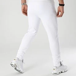 Remise 🔥 Pantalon Jogging Training Bande Mesh 0106 Blanc de LBO ⌛ -France LBO Soldes Boutique lbo 291078 FAB LBO 10701336 0106 20220126T151516 04