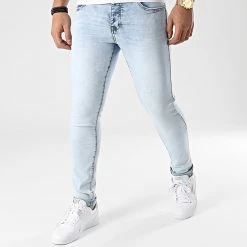De gros 👍 Jean Slim SL03 Bleu Denim Wash de LBO ⭐