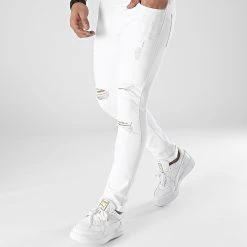 Meilleure vente 😀 Jean Slim Fit Avec Déchirures 2102 Denim Blanc de LBO 💯 9 Meilleure vente 😀 Jean Slim Fit Avec Déchirures 2102 Denim Blanc de LBO 💯 -France LBO Soldes Boutique lbo 291566 FAB SHALBO 2102 20211229T123525 03
