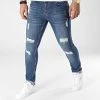 Grosses soldes 🔔 Jean Slim Fit Avec Déchirures 2104 Bleu Denim de LBO 🎉 -France LBO Soldes Boutique lbo 291568 FAB SHALBO 2104 20211229T140128 01